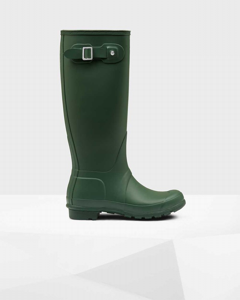 Galochas Hunter Original Tall Feminino Verdes | 784947058