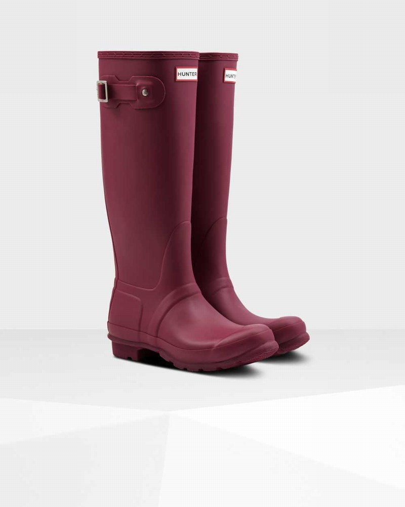 Galochas Hunter Original Tall Feminino Vermelhas | 676802086