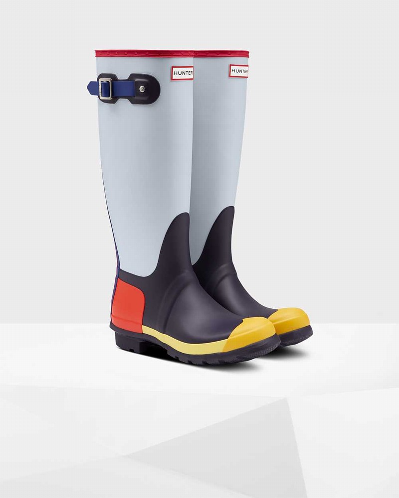 Galochas Hunter Original Tall Inside Out Feminino Cinzentas | 50888512