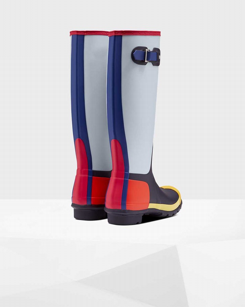 Galochas Hunter Original Tall Inside Out Feminino Cinzentas | 50888512