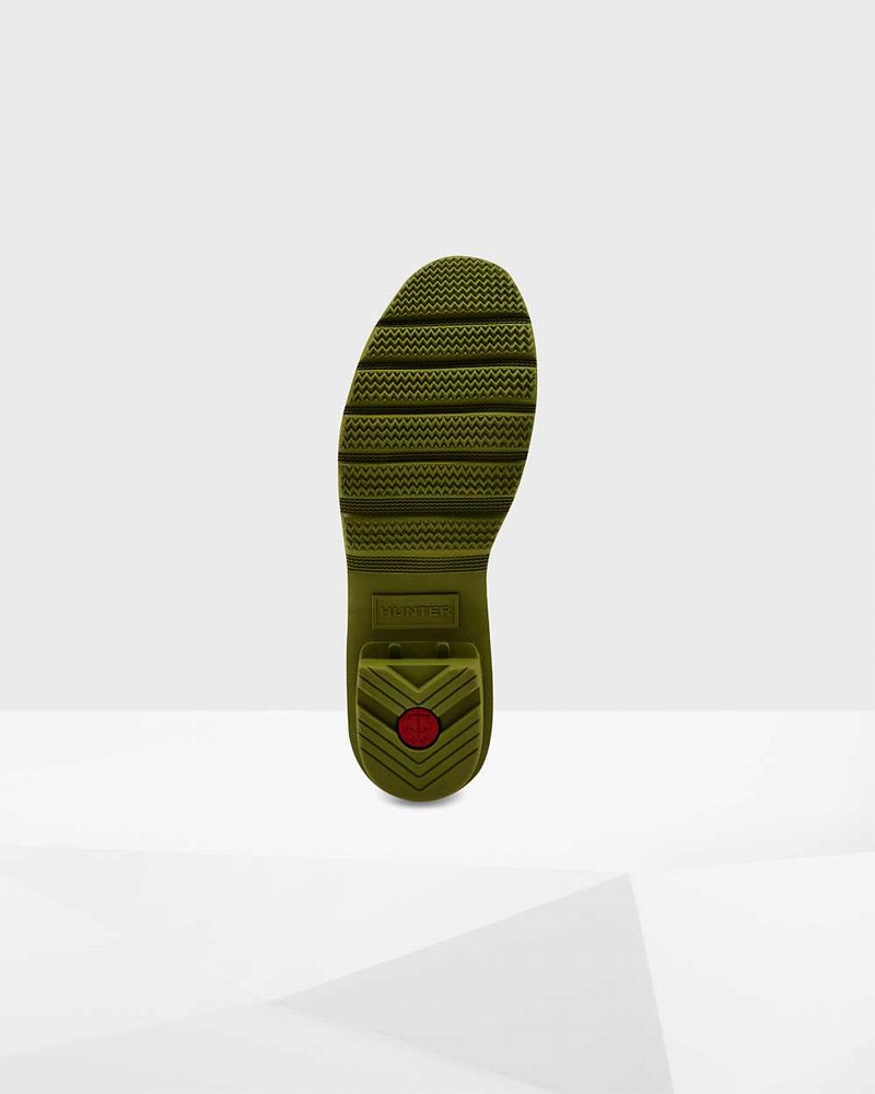Galochas Hunter Original Tall Rockpool Camo Feminino Verde Oliva | 921437934
