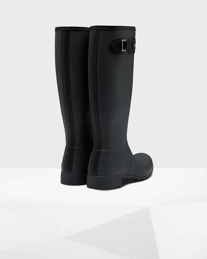 Galochas Hunter Original Tour Foldable Tall Feminino Pretas | 834025459