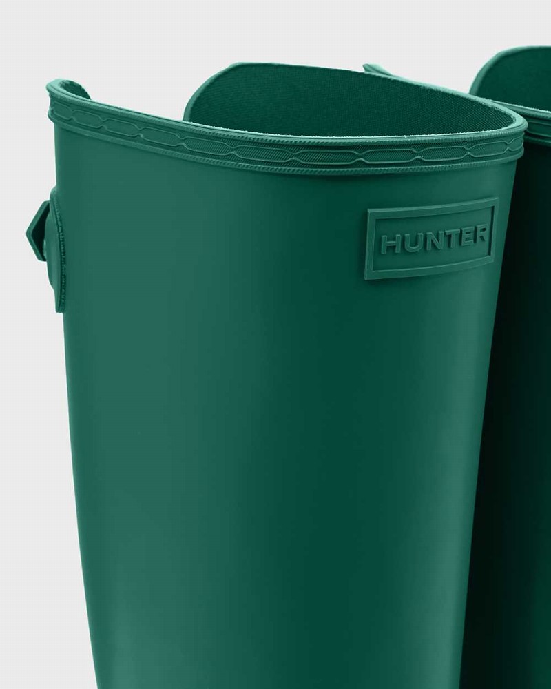 Galochas Hunter Refined Slim Fit Adjustable Tall Feminino Verdes | 92728419