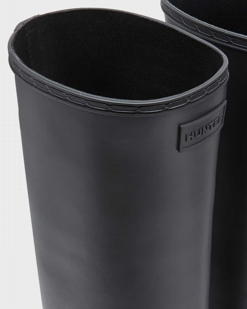 Galochas Hunter Refined Slim Fit Creeper Knee-High Feminino Pretas | 361492642