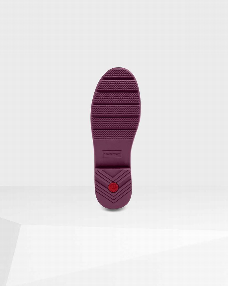 Galochas Hunter Refined Slim Fit Tall Feminino Roxo | 305952721