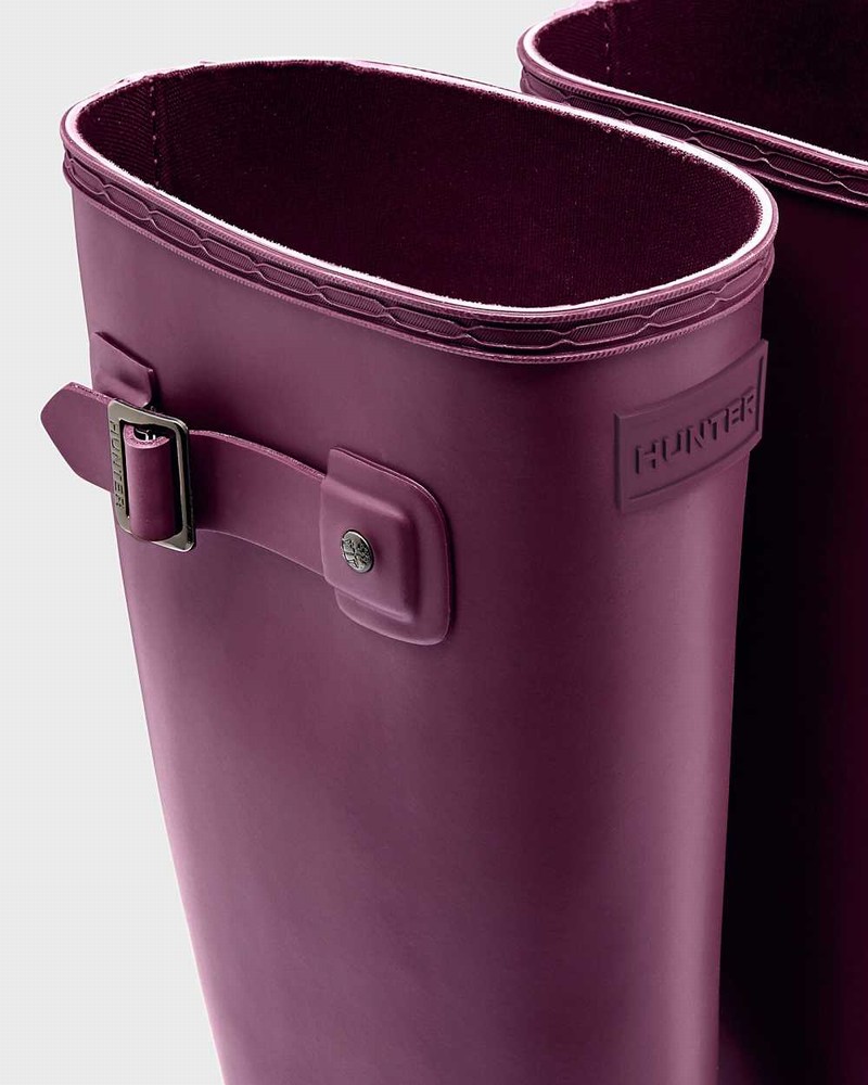 Galochas Hunter Refined Slim Fit Tall Feminino Roxo | 305952721