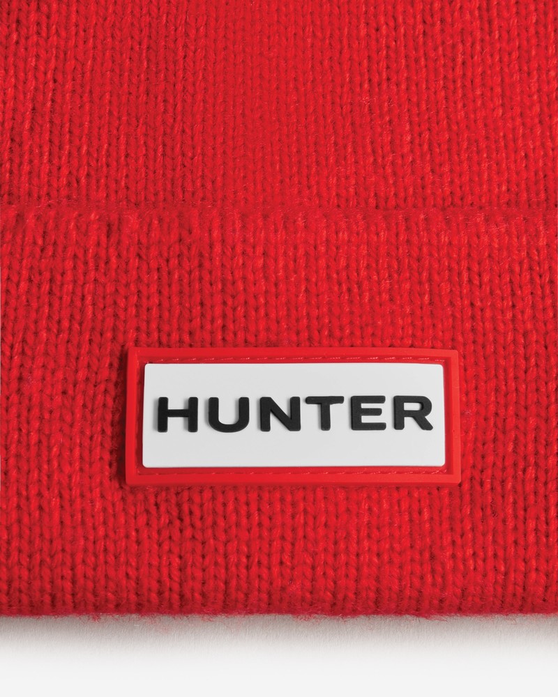 Gorro Hunter Play Essential Cuff Criança Vermelhas | 827837776