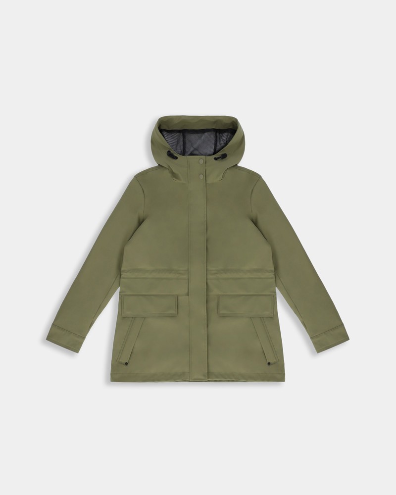 Jaquetas De Chuva Hunter Lightweight Waterproof Feminino Verdes | 80797273