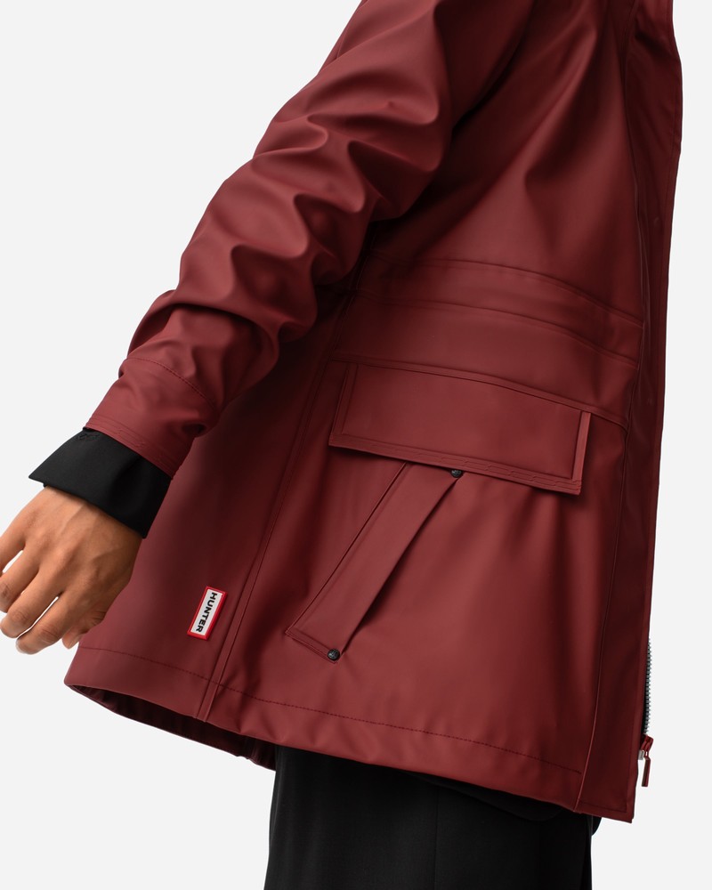 Jaquetas De Chuva Hunter Lightweight Waterproof Feminino Vermelhas | 453956239