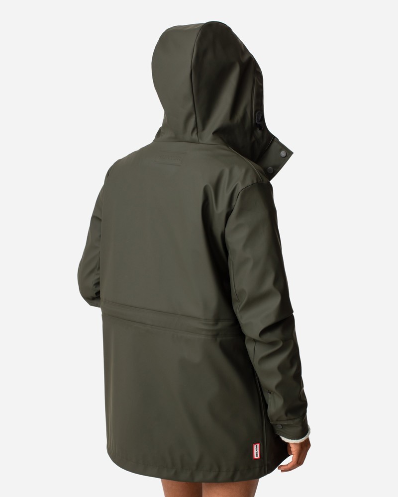 Jaquetas De Chuva Hunter Lightweight Waterproof Feminino Verde Oliva | 708826671