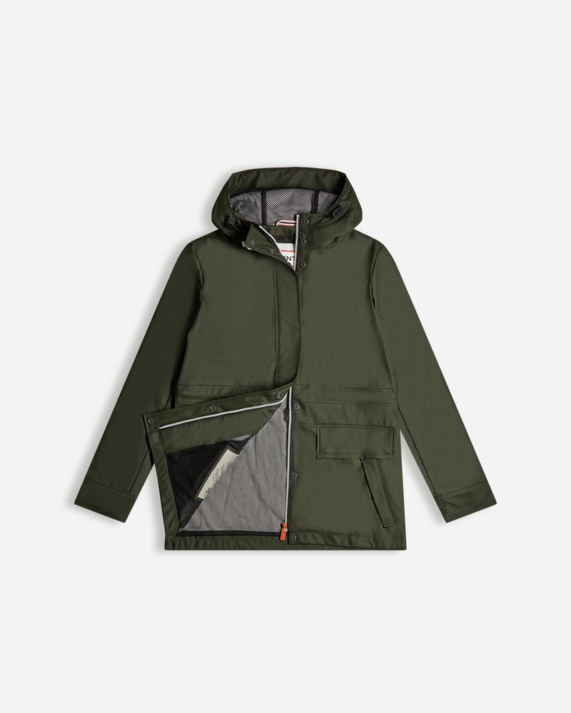 Jaquetas De Chuva Hunter Lightweight Waterproof Feminino Verde Oliva | 708826671