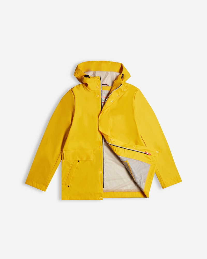 Jaquetas De Chuva Hunter Lightweight Waterproof Masculino Amarelas | 86344504