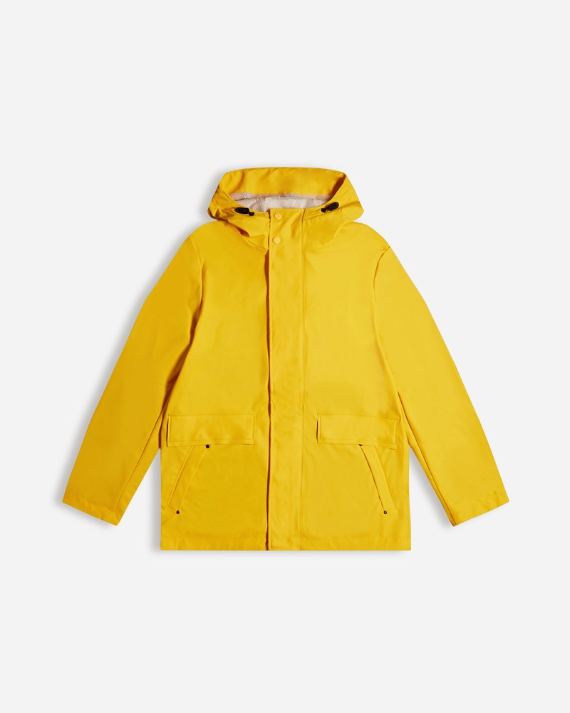 Jaquetas De Chuva Hunter Lightweight Waterproof Masculino Amarelas | 86344504