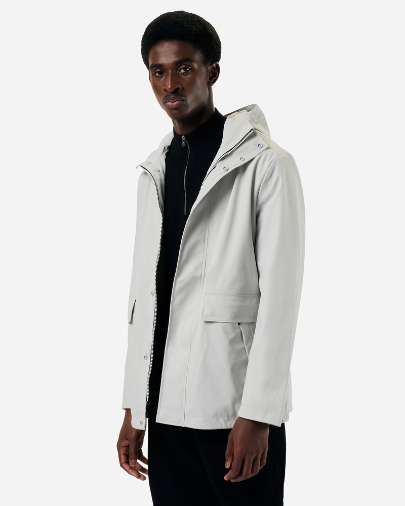 Jaquetas De Chuva Hunter Lightweight Waterproof Masculino Cinzentas | 382304011