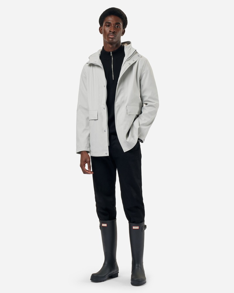 Jaquetas De Chuva Hunter Lightweight Waterproof Masculino Cinzentas | 382304011