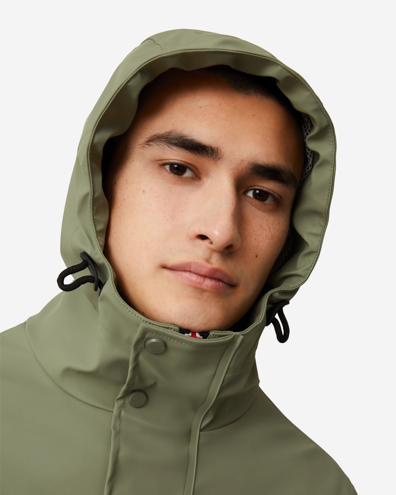 Jaquetas De Chuva Hunter Lightweight Waterproof Masculino Verdes | 237934802