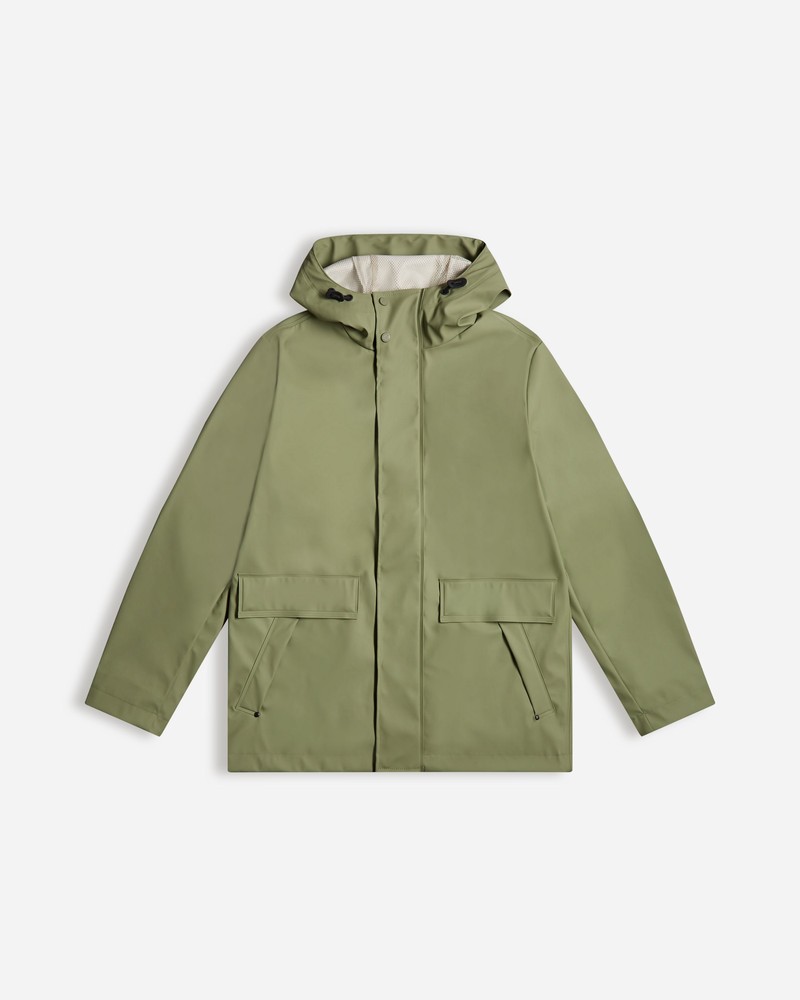 Jaquetas De Chuva Hunter Lightweight Waterproof Masculino Verdes | 237934802