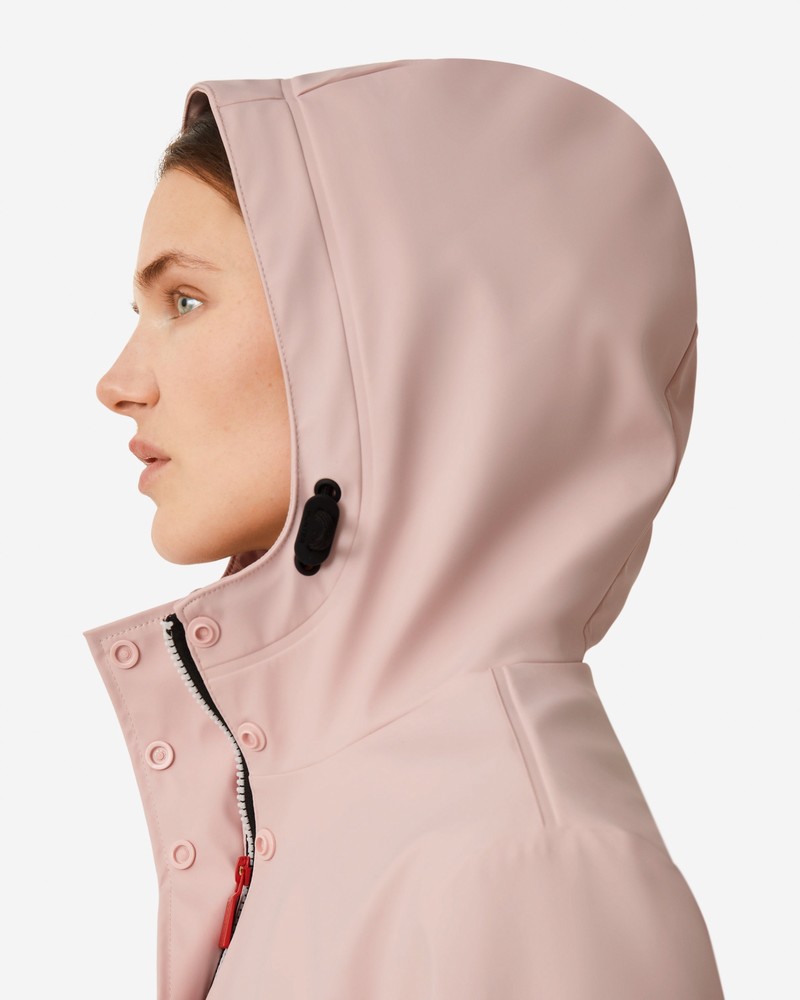 Jaquetas De Chuva Hunter Lightweight Waterproof Feminino Rosa | 444900805