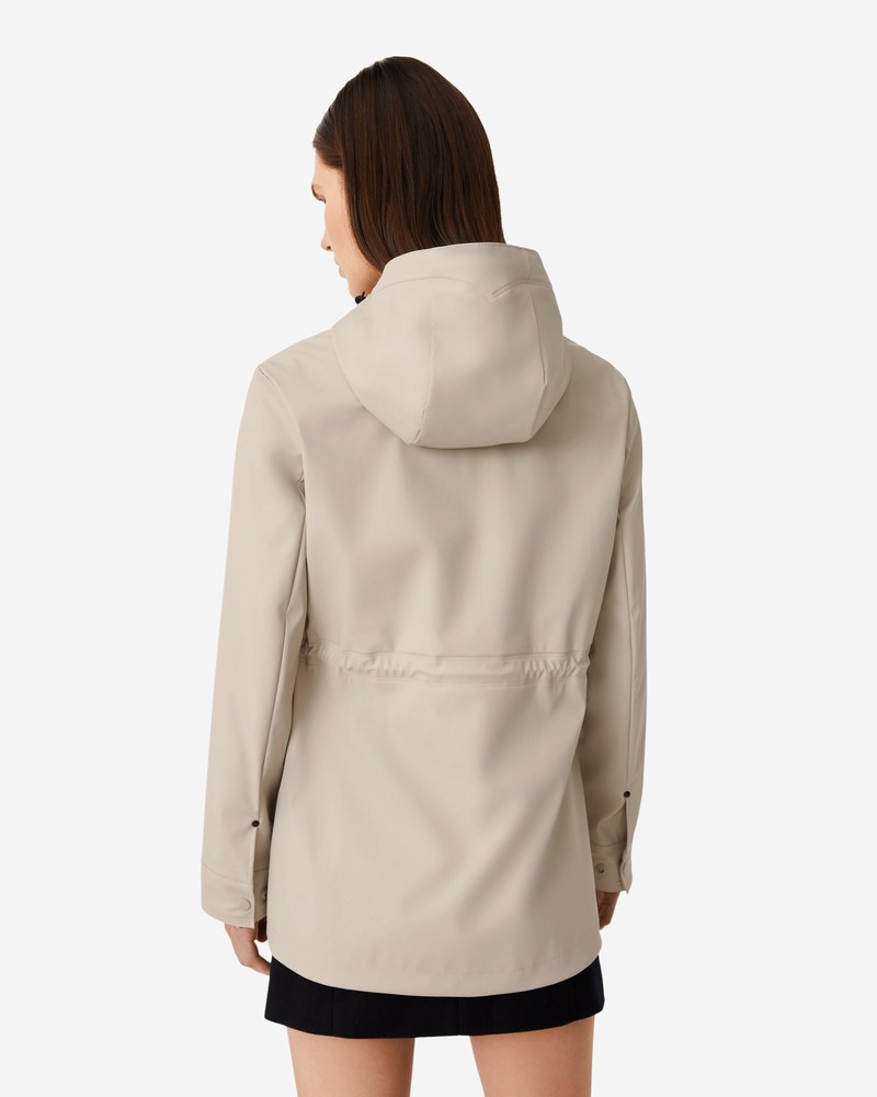 Jaquetas De Chuva Hunter Lightweight Waterproof Feminino Cinzentas | 674376001
