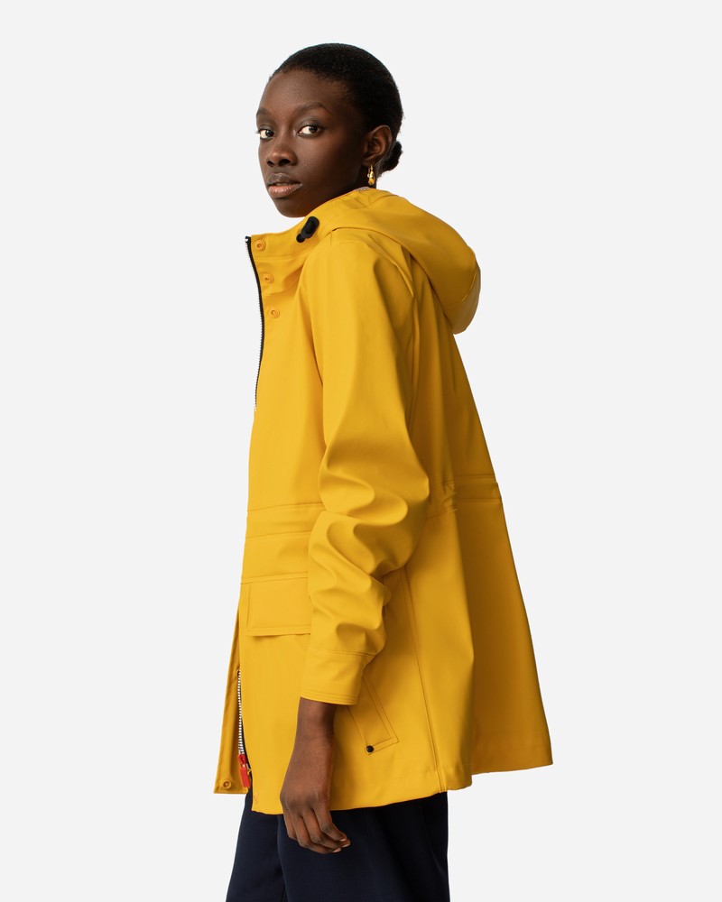 Jaquetas De Chuva Hunter Lightweight Waterproof Feminino Amarelas | 58822569