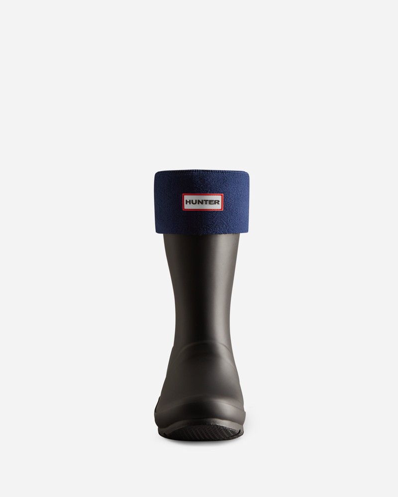 Meias Hunter Recycled Fleece Cuff Short Boot Feminino Azul Marinho | 663149883
