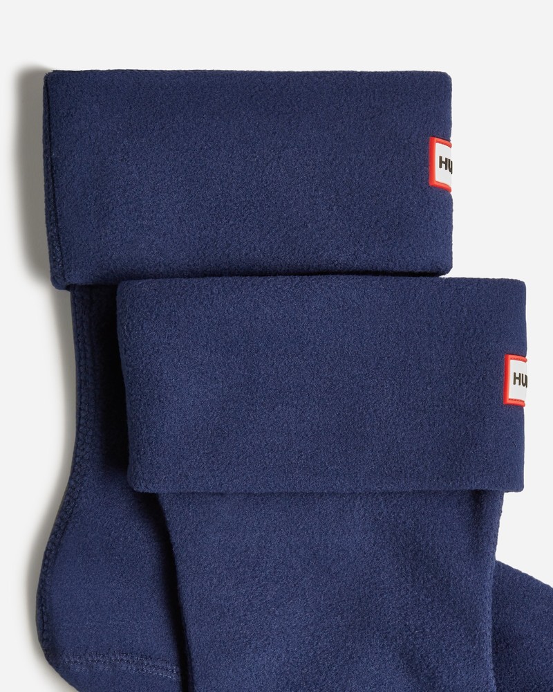 Meias Hunter Recycled Fleece Cuff Short Boot Feminino Azul Marinho | 663149883