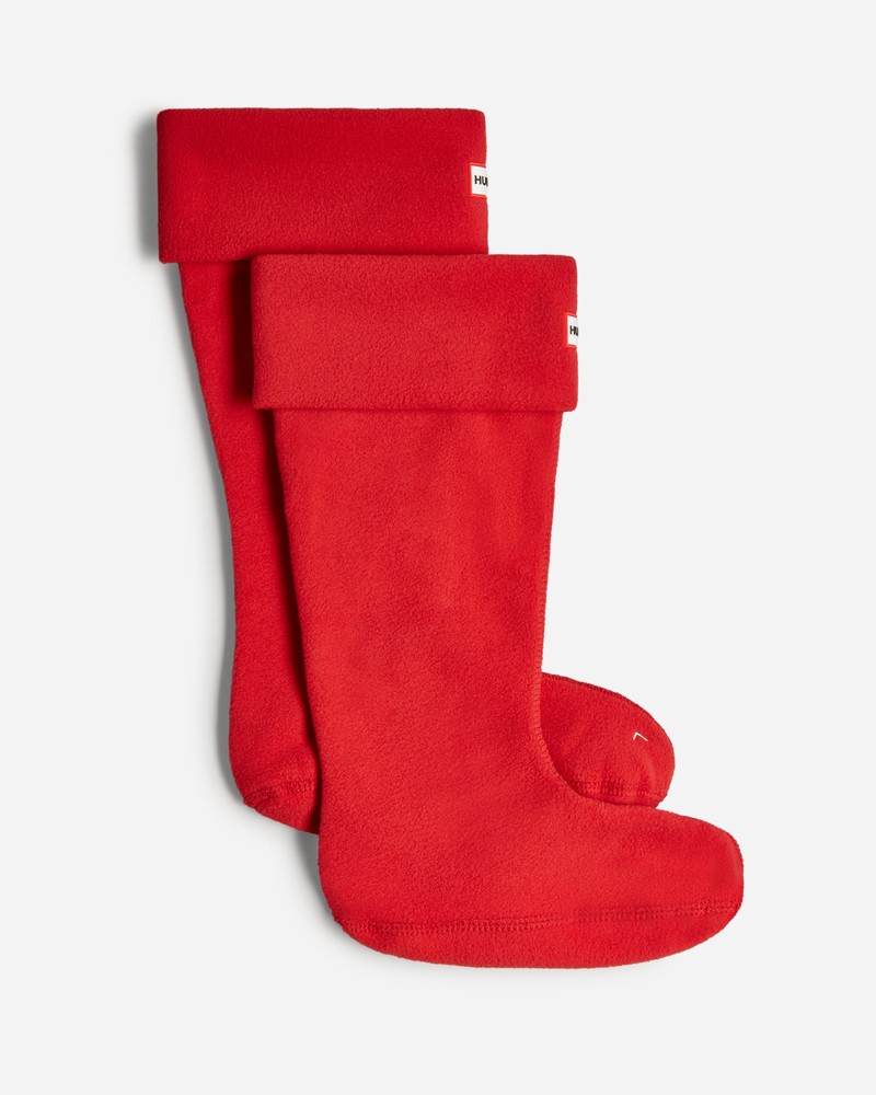 Meias Hunter Recycled Fleece Cuff Tall Boot Feminino Vermelhas | 648622434
