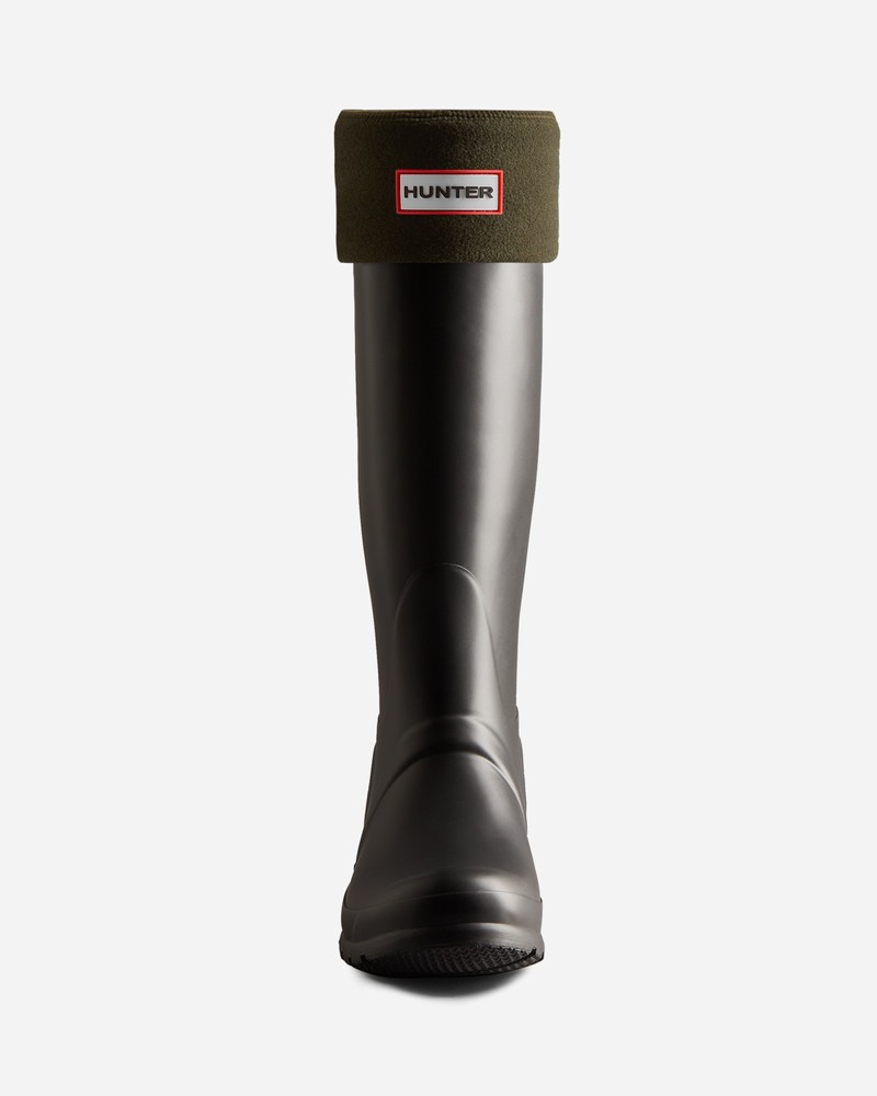 Meias Hunter Recycled Fleece Cuff Tall Boot Feminino Verde Oliva | 832239213