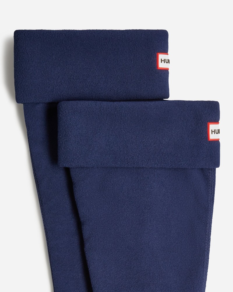 Meias Hunter Recycled Fleece Cuff Tall Boot Feminino Azul Marinho | 99270250