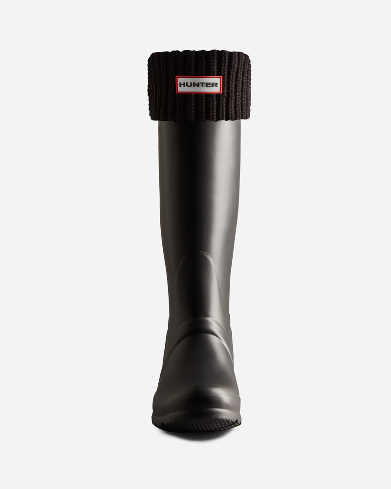 Meias Hunter Recycled Half Cardigan Cuff Tall Boot Feminino Pretas | 556951674