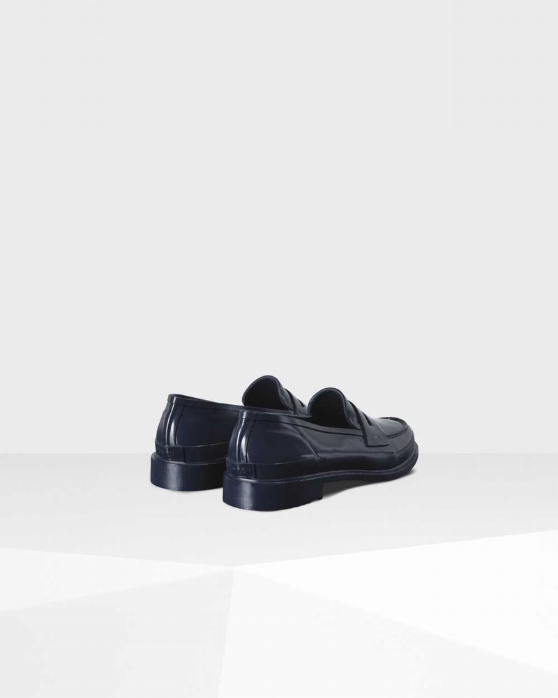 Mocassins Hunter Original Penny Feminino Azul Marinho | 859954846