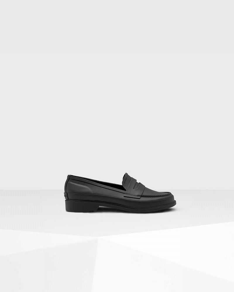 Mocassins Hunter Refined Slim Fit Penny Feminino Pretas | 2373665