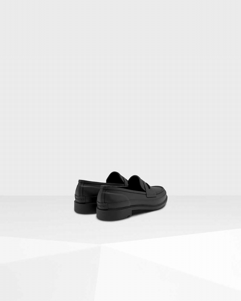Mocassins Hunter Refined Slim Fit Penny Feminino Pretas | 2373665