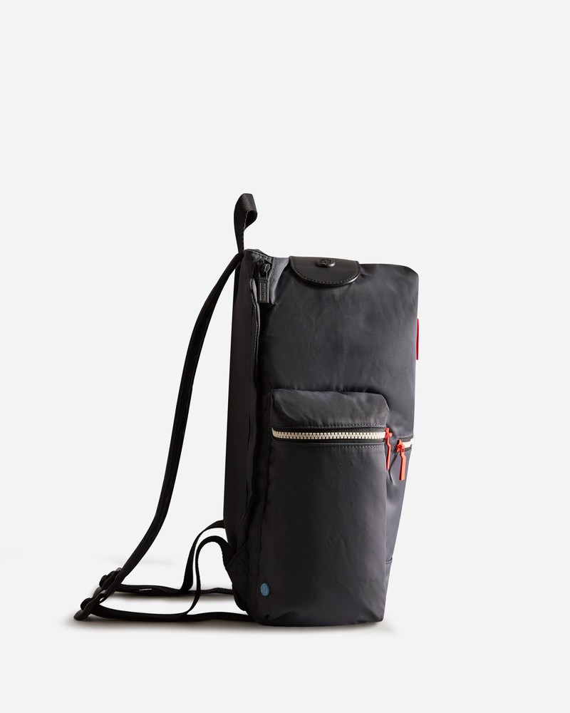 Mochilas Hunter Nylon Large Topclip Feminino Azul Marinho | 763475396