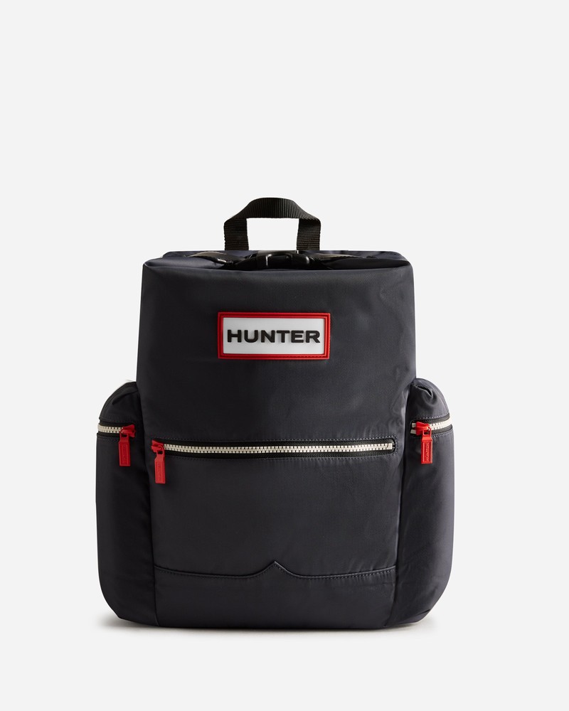 Mochilas Hunter Nylon Large Topclip Feminino Azul Marinho | 763475396