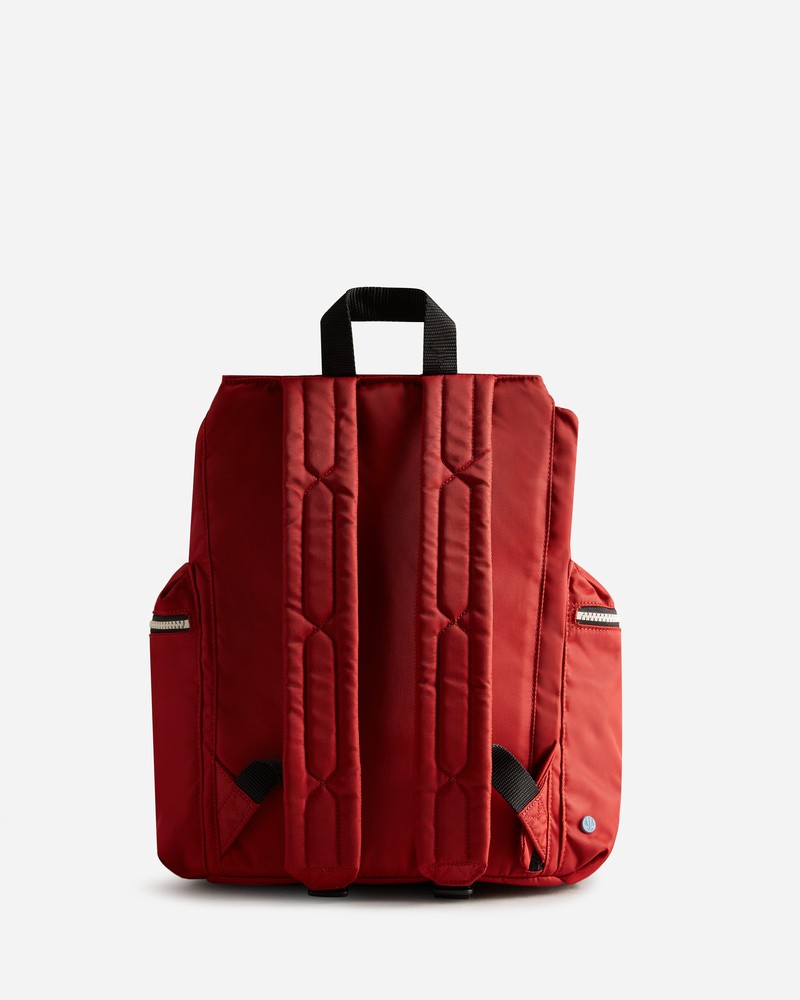 Mochilas Hunter Nylon Large Topclip Masculino Vermelhas | 953525642