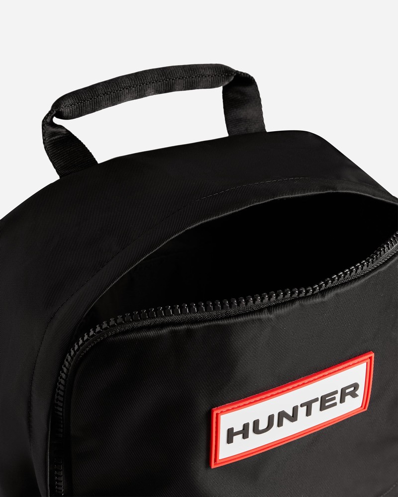 Mochilas Hunter Nylon Masculino Pretas | 190870192