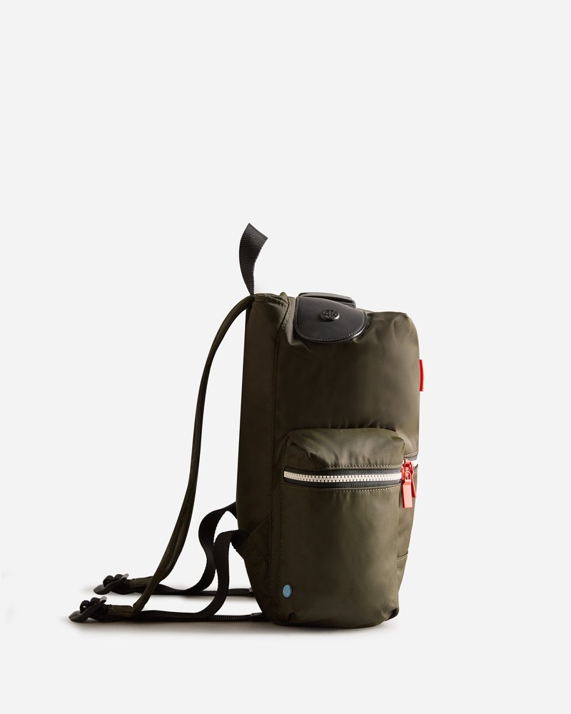 Mochilas Hunter Nylon Mini Topclip Masculino Verde Oliva | 700097915