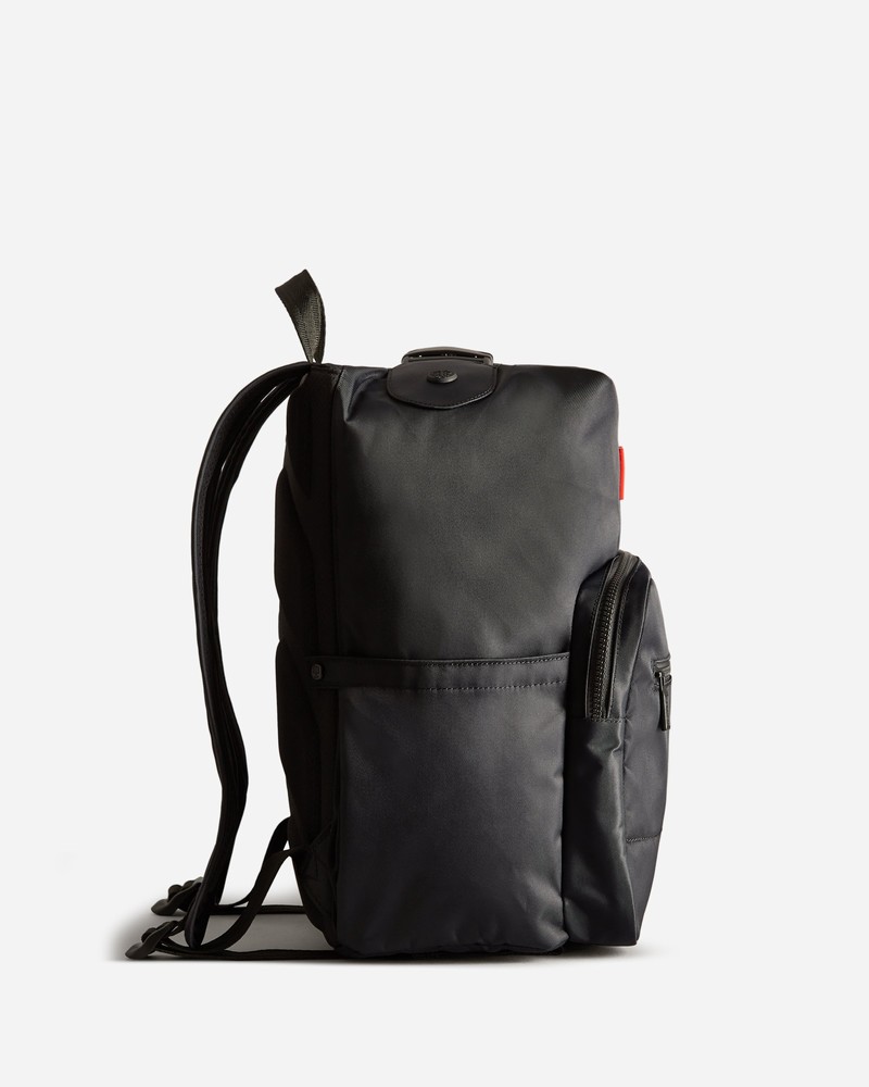 Mochilas Hunter Nylon Pioneer Large Topclip Masculino Pretas | 670774329