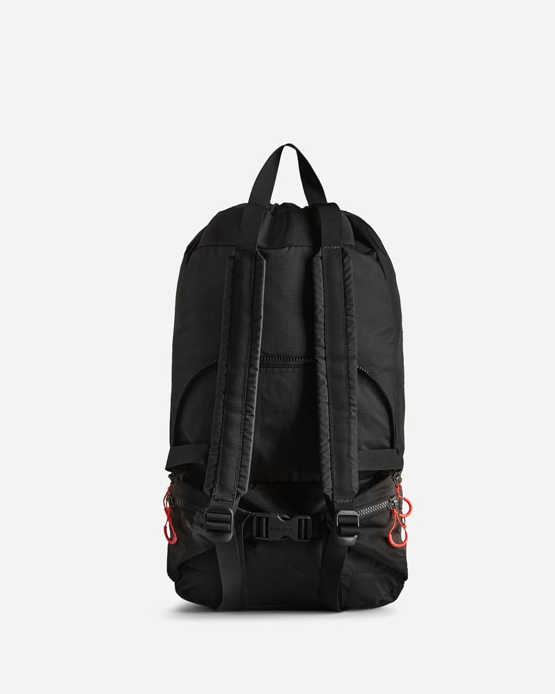 Mochilas Hunter Travel Ripstop Recycled Nylon Two-Way Feminino Pretas | 405303589