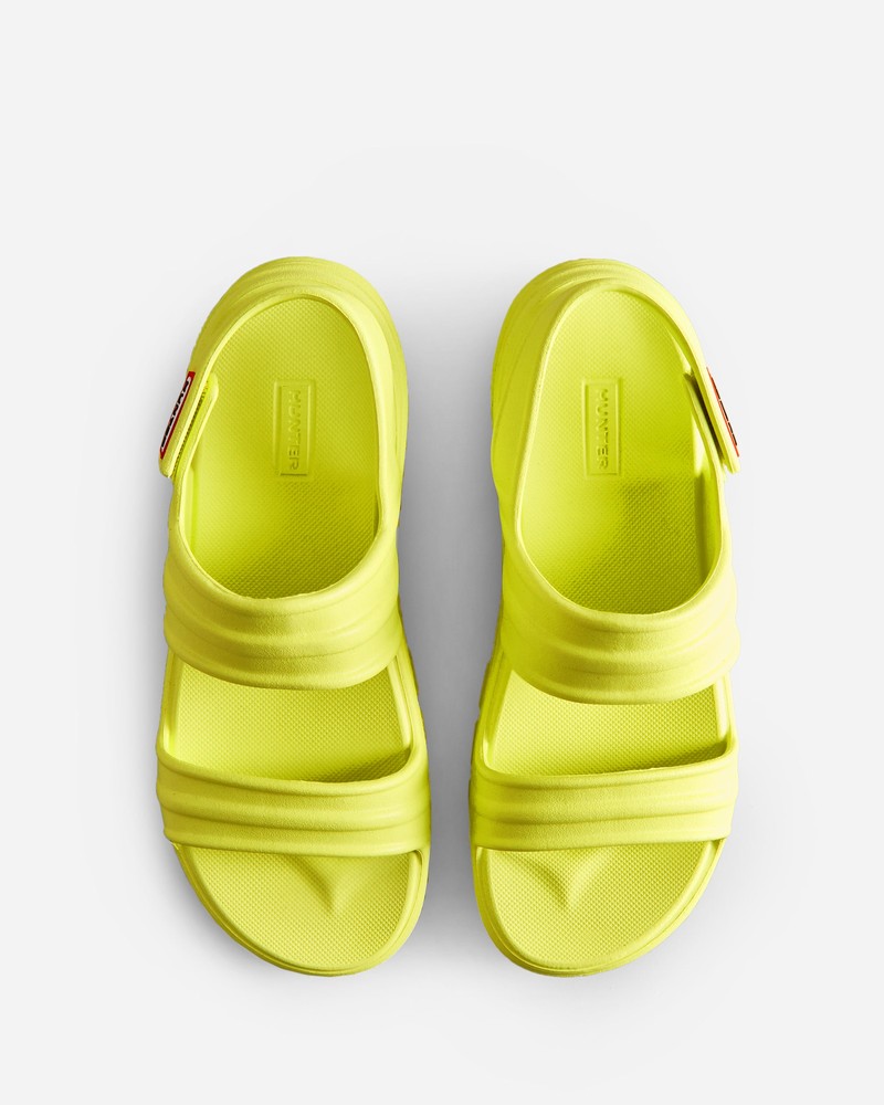 Sandálias Hunter BLOOM™ Feminino Amarelas | 75511193