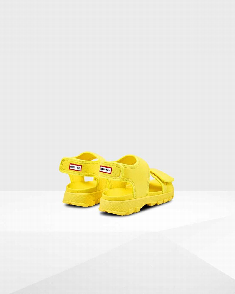 Sandálias Hunter Original Big Outdoor Walking Criança Amarelas | 250325043