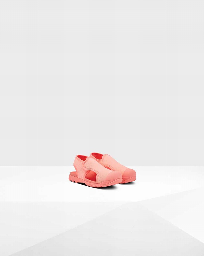 Sandálias Hunter Original Little Outdoor Walking Criança Rosa | 503138346