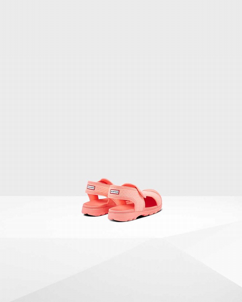 Sandálias Hunter Original Little Outdoor Walking Criança Rosa | 503138346