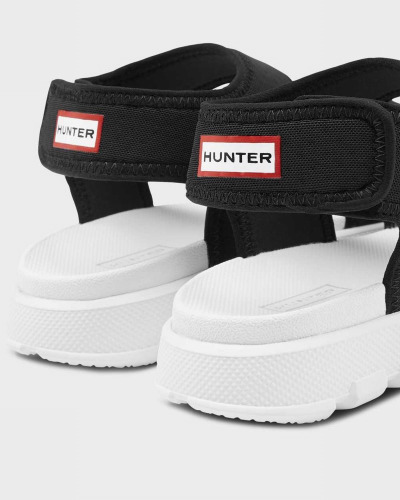 Sandálias Hunter Original Outdoor Walking Feminino Pretas | 570183305