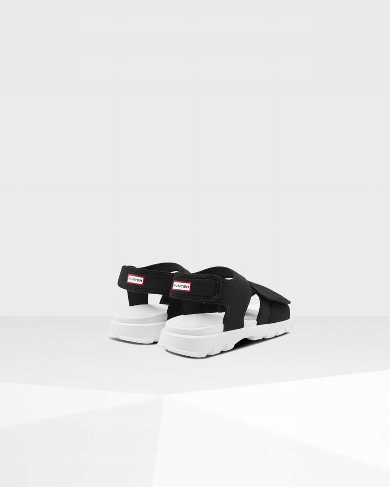 Sandálias Hunter Original Outdoor Walking Masculino Pretas | 705538365