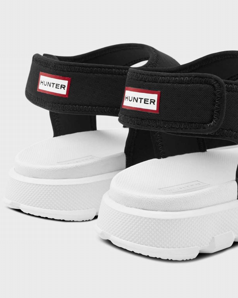 Sandálias Hunter Original Outdoor Walking Masculino Pretas | 705538365