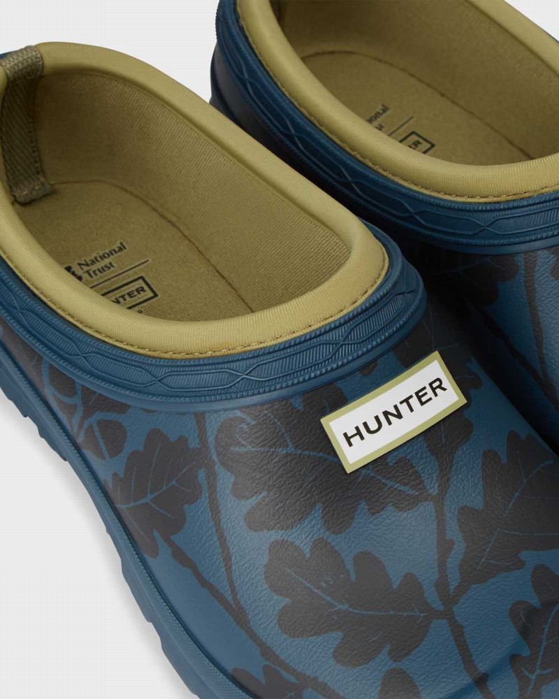 Tamancos Hunter National Trust Print Gardener Technical Feminino Azuis | 872369615